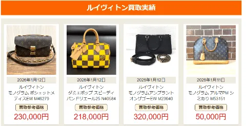 質屋にブランドバッグを持っていくとすぐに現金化できる事を説明している画像